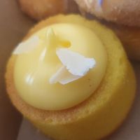 Lemon custard cake at Kevabs in Brunswick