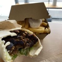 The meat substitute   at Kevabs in Brunswick