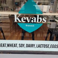 Free from meat,  wheat, soy, dairy, lactose, eggs at Kevabs in Brunswick