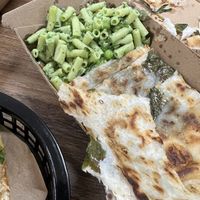 Gozleme and side salad $14  at Kevabs in Brunswick