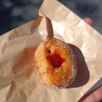 mini jam doughnut - cute :D at Kevabs in Brunswick