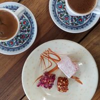 Turkish delights + Turkish coffee = happy days. at Kevabs in Brunswick