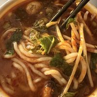 Bun hue soup  at Vegetarian House in San Jose