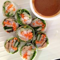 Fresh Spring Rolls at Vegetarian House in San Jose