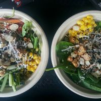 Vegan pokes at Poke Food Station in Willemstad