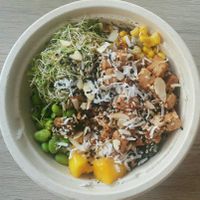 Standard poke at Poke Food Station in Willemstad