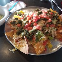 Vegan Nachos at Art's Pub in Lansing