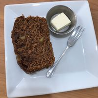 Ginger cake  at Catchacarrot Vegan in Ardfern