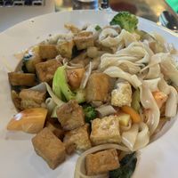 Drunken noodles. Subbed bell pepper with broccoli    at Champa in Raleigh