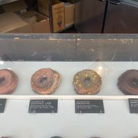 Vegan selection at Doughnut Plant - Flatbush in Brooklyn