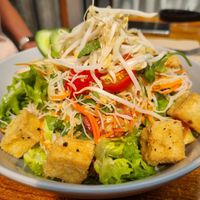Noodle salad at Boneless Vegetarian Cafe in Bermagui