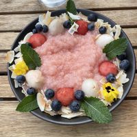 Watermelon 🍉 sago-delicious   at Boneless Vegetarian Cafe in Bermagui