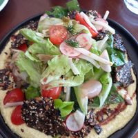 Vegan salad, menu special at Boneless Vegetarian Cafe in Bermagui