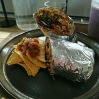 Burrito at Boneless Vegetarian Cafe in Bermagui
