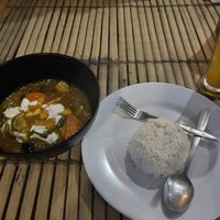 Vegan curry with tofu   at Mama's Garden - Maybe closed in 