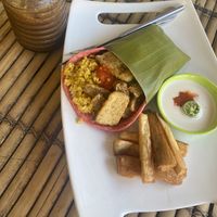 Tempeh/Tofu wrap   at Mama's Garden - Maybe closed in 