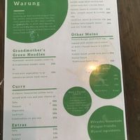 Menu August 2019 at Mama's Garden - Maybe closed in 