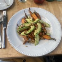 Roasted carrots   at Terrain Cafe in Glen Mills