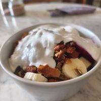 Vegan- fruitsalat with granola and coconut joghurt🥰😋 at The Loft - Uluwatu in Pecatu