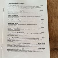 Menu april 2025  at The Loft - Uluwatu in Pecatu