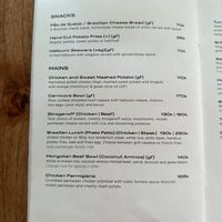 Menu april 2025  at The Loft - Uluwatu in Pecatu