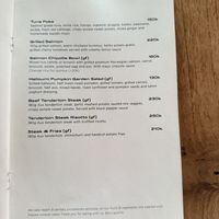 Menu april 2025  at The Loft - Uluwatu in Pecatu