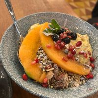 Lovely breakfast at Sonoma at Gatwick airport NT. table service and vegan options and plant milk.   at LGW - Sonoma - NT  in Horley