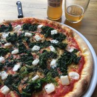 Pizza Spinaci extra at Pizzeria Trattoria Sorrentino in Cologne