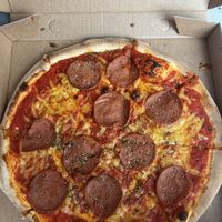 Vegane Pizza Salami   at Pizzeria Trattoria Sorrentino in Cologne