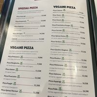 Big vegan menue  at Pizzeria Trattoria Sorrentino in Cologne