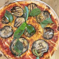 Eggplant pizza   at Pizzeria Trattoria Sorrentino in Cologne