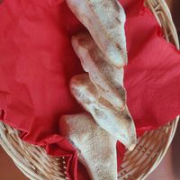 Bread complimentary at Pizzeria Trattoria Sorrentino in Cologne
