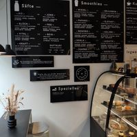 Menu at KALTPRESSE in Cologne