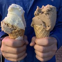 Vegan ice creams and cones   at StikkiNikki - Drottninggatan in Stockholm