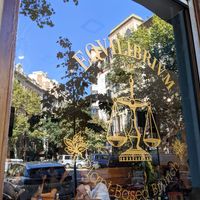 view from the street at Eqvilibrivm Cafe in Barcelona