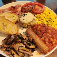 English Breakfast at Eqvilibrivm Cafe in Barcelona
