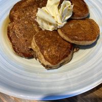 Buckwheat pancakes at Eqvilibrivm Cafe in Barcelona
