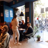 Inside at Eqvilibrivm Cafe in Barcelona