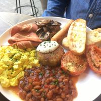 Full English breakfast  at Eqvilibrivm Cafe in Barcelona