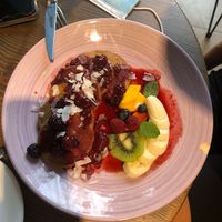 Pancakes  at Eqvilibrivm Cafe in Barcelona