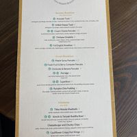 menu   at Eqvilibrivm Cafe in Barcelona