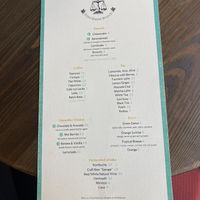 menu   at Eqvilibrivm Cafe in Barcelona