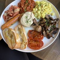 english breakfast   at Eqvilibrivm Cafe in Barcelona