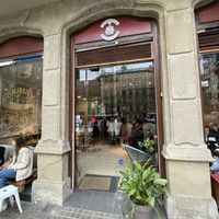 Outside  at Eqvilibrivm Cafe in Barcelona