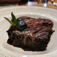 Brownie at Eqvilibrivm Cafe in Barcelona