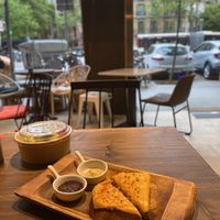 Cheese toast  at Eqvilibrivm Cafe in Barcelona