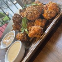Cauliflower wings   at Eqvilibrivm Cafe in Barcelona