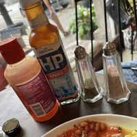 I asked for some sauces to help and maybe they helped a bit    at Eqvilibrivm Cafe in Barcelona