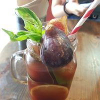 Iced tea at Eqvilibrivm Cafe in Barcelona