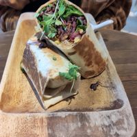 Burrito at Eqvilibrivm Cafe in Barcelona